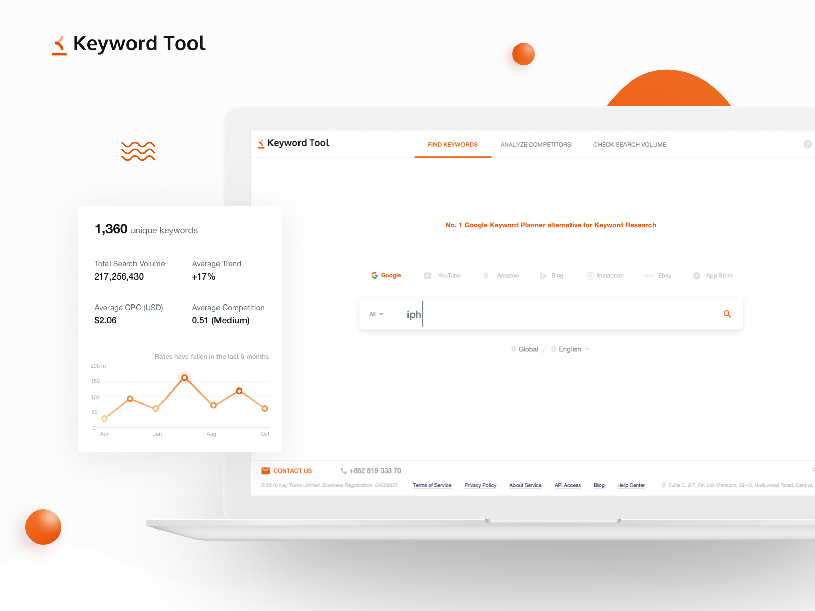 Keyword Tool, ux/ui designer